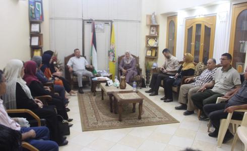 حلس يستقبل دائرة الأشبال والزهرات بغزة