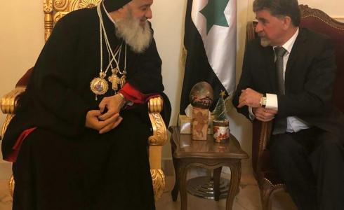 السفير عبد الهادي يقدم التهاني لمسيحيي التقويم الشرقي بعيد الفصح