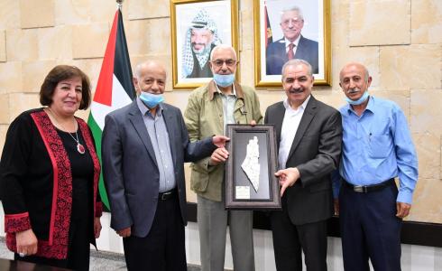 العربية الفلسطينية تكرم اشتيه وتؤكد على التصدي لمخططات الضم