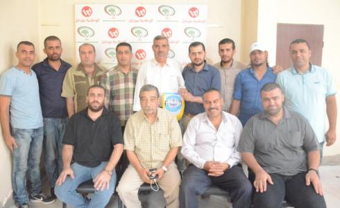 خلال استقباله رابطة مشجعي نادي خدمات الشاطئ