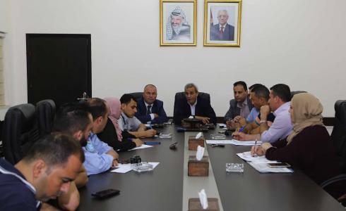 اجتماع اللجنة الفرعية للمخيمات الصيفية في قلقيلية