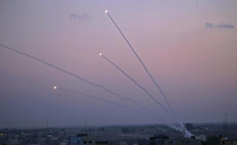 اطلاق صواريخ من غزة - ارشيفية 