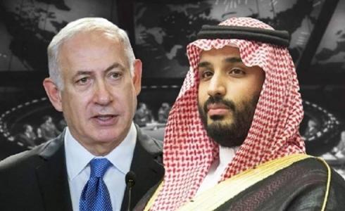 ولي العهد السعودي محمد بن سلمان ورئيس الوزراء الإسرائيلي بنيامين نتنياهو