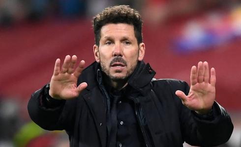  مدرب أتلتيكو مدريد الأرجنتيني دييجو سيميوني