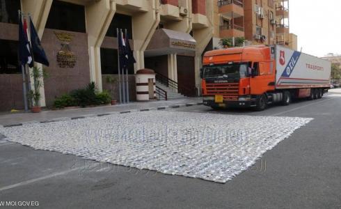 مصر تحبط عملية تهريب شحنة مخدرات