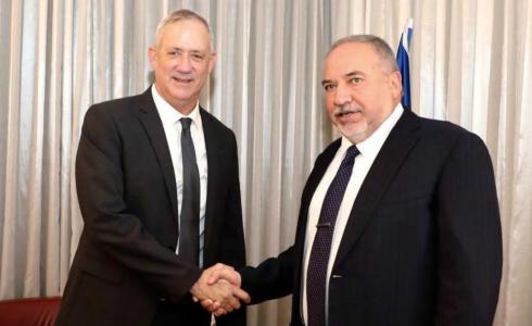 أفيغدور ليبرمان وبيني غانتس