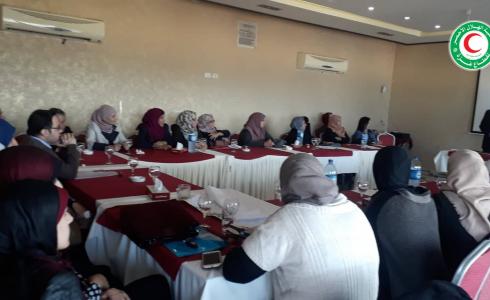 جمعية الهلال الأحمر لقطاع غزة تختتم  دورة تدريبية لمقدمي الخدمات الصحية‏ بالشراكة مع صندوق الأمم المتحد للسكان.
