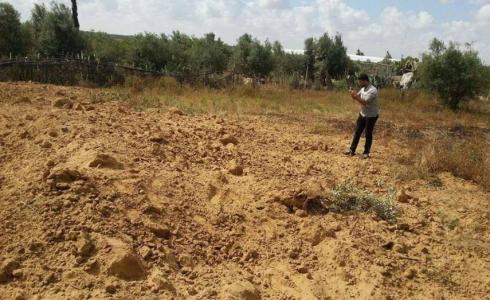 تجريف قطعة ارض من قبل الاحتلال.