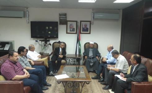 ادعيس : نرحب بالشراكة والتعاون مع جميع الأطراف التي تعمل في فلسطين ولصالحها