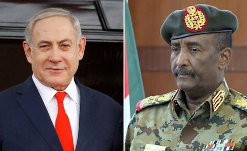 البرهان ونتنياهو - تعبيرية