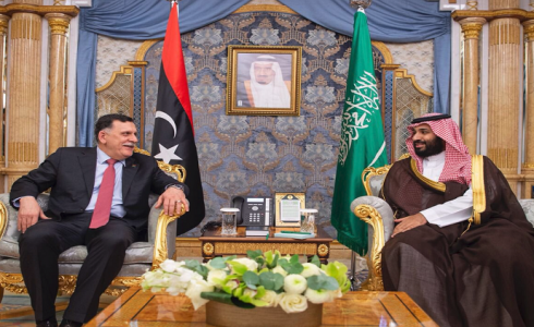 محمد بن سلمان يستقبل فائز السراج في جدة