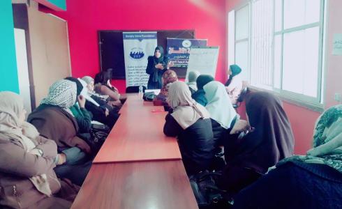 صوت المجتمع تواصل أنشطتها التثقيفية للمواطنين في قطاع غزة