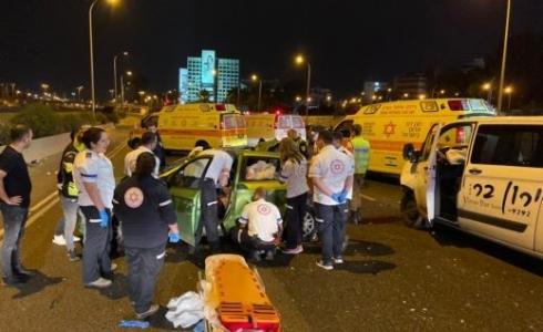حادث طرق في تل أبيب