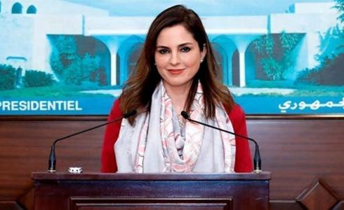 وزيرة الإعلام اللبنانية منال عبد الصمد 