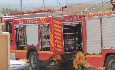 اندلاع حريق داخل منزل في عكا