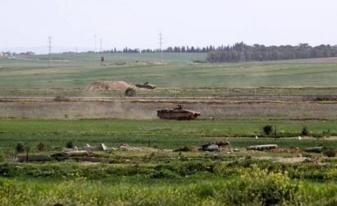 الاراضي الزراعية شرق قطاع غزة