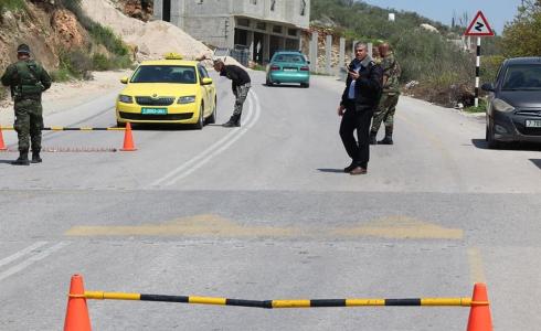 حظر التنقل في الضفة