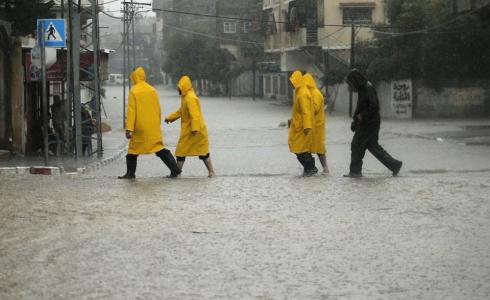 المنخفض الجوي في قطاع غزة اليوم