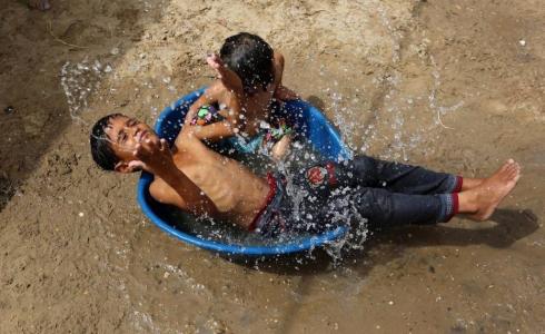 طقس حار في فلسطين
