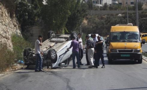 حوادث الطرق في الضفة الغربية -أرشيفية-