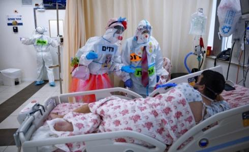 مريض كورونا في المستشفى