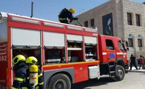 الدفاع المدني يسيطر على حريق كبير شرق جنين