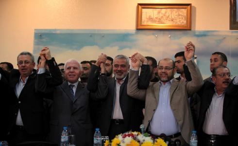 قادة حركتي فتح وحماس -ارشيف-