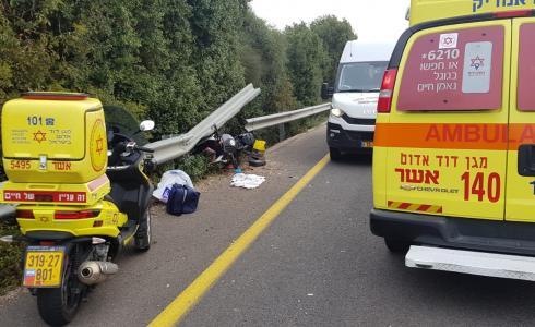 حادث طرق في الرملة_ ارشيفية