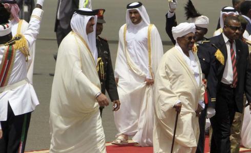 عمر البشير وتميم بن حمد 