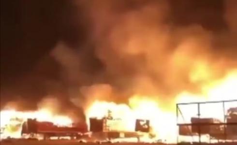 حريق حفر الباطن