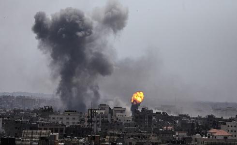 غزة تحت القصف الإسرائيلي 