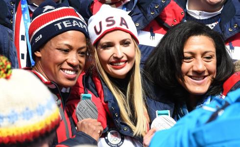 إيفانكا ترامب في دورة الألعاب الأولمبية بكوريا الجنوبية