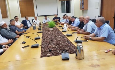 من الاجتماع في باقة الغربية