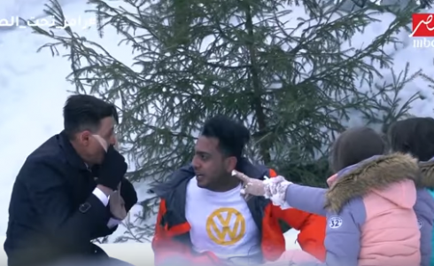الفنان محمد أسامة المعروف بـ"أوس أوس" في رامز تحت الصفر