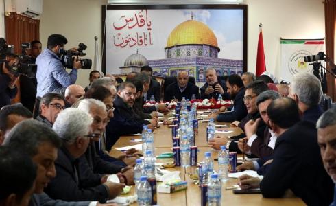 داخلية غزة والصحة تلتقيان ممثلي الفصائل والقوى الوطنية