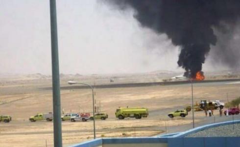 الحوثي يستهدف مطار نجران