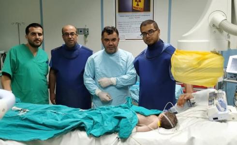 إنقاذ مولود عمره 18 ساعة بعملية قسطرة للقلب في غزة