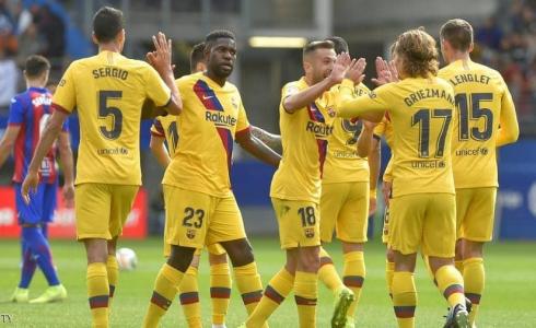 اهداف مباراة برشلونة اليوم