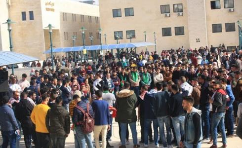 الكتل الطلابية بجامعة النجاح تنظم وقفة تضامنية مع الأسرى