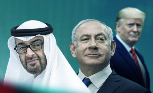 ابن زايد ونتنياهو وترامب