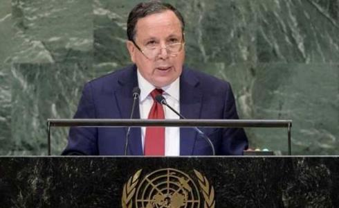 وزير خارجية تونس جيمس الجهيناوي أمام الجمعية العامة للأمم المتحدة