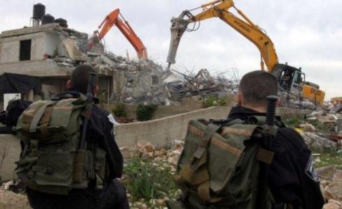 الاحتلال يهدم مساكن فلسطينية