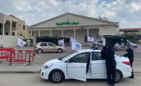محطة لإجراء فحوصات كورونا بباقة الغربية 
