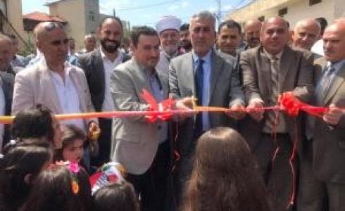افتتاح شارع غرب جنين