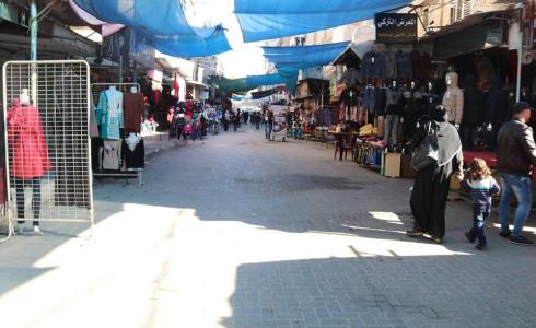 سوق النصيرات وسط قطاع غزة