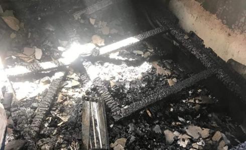 حريق في شقة سكنية شمال مدينة غزة