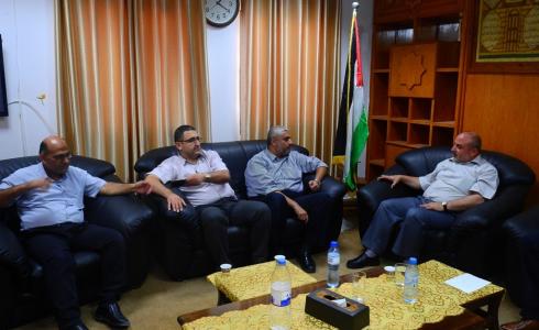 وكيل الوزارة يستقبل رئيس المكتب الإعلامي الحكومي في غزة