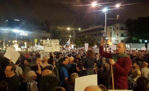 تظاهرة للمستوطنين في غلاف غزة جنوب إسرائيل - أرشيفية