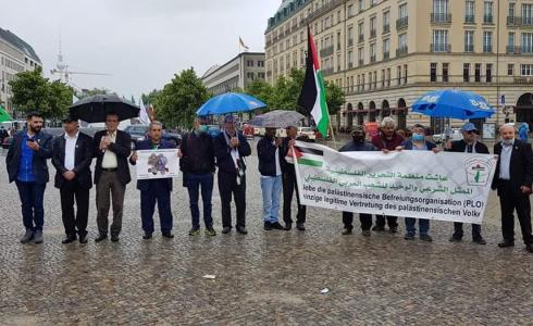 نشطاء فلسطينيون و عرب و ألمان يستنكرون قرار الضم الإسرائيلي 