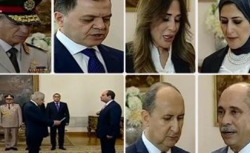 الحكومة المصرية الجديدة تؤدي اليمين الدستورية